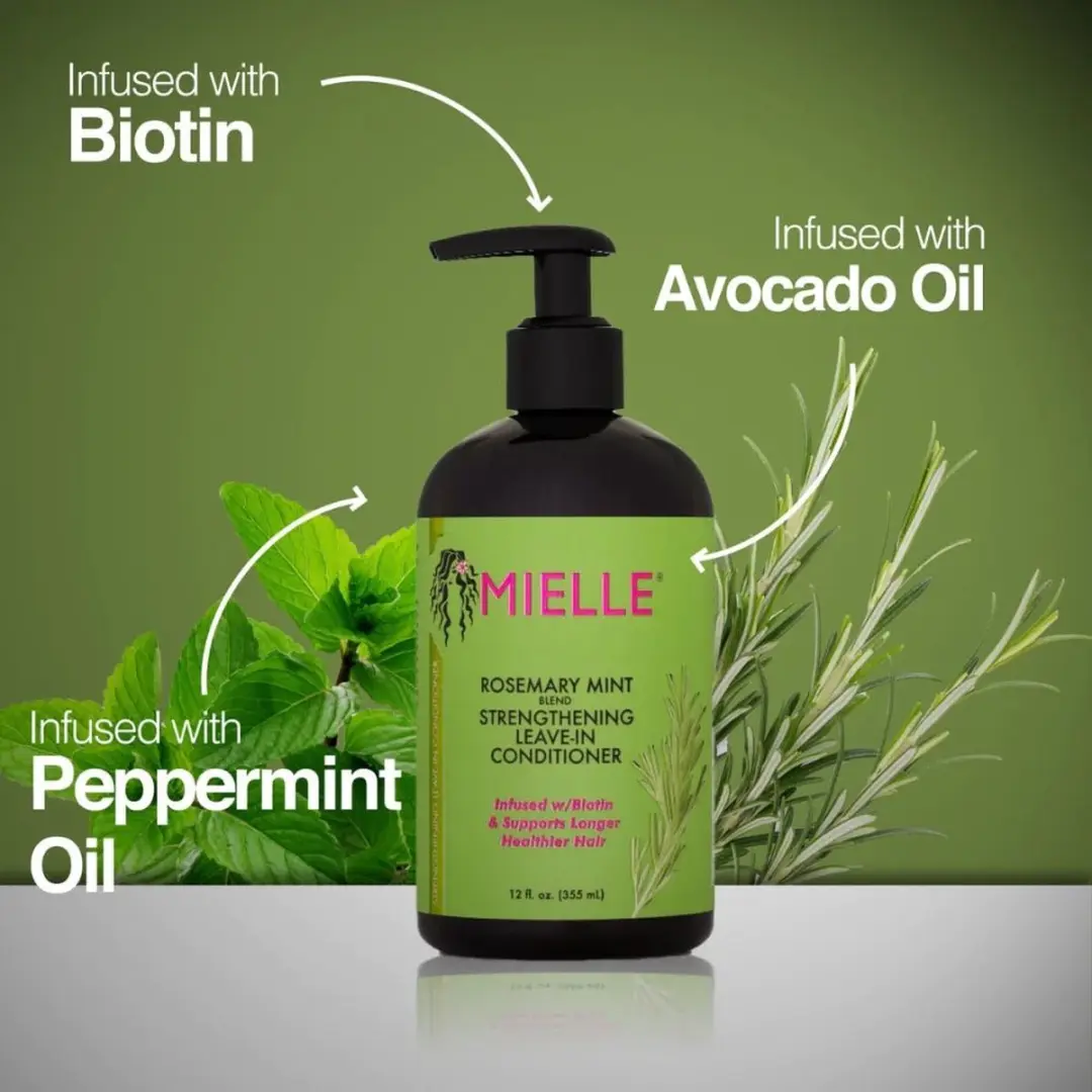 Mielle Organics Leave-In Conditioner Munt Rozemarijn 355ml