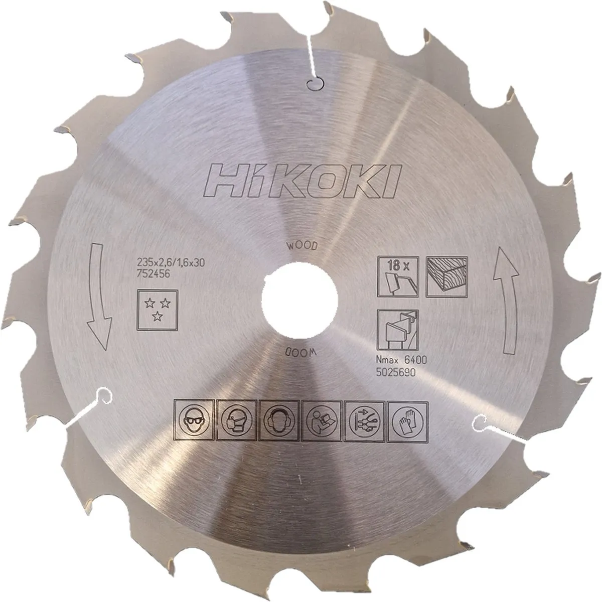 Hikoki Proline HM Zaagblad 235mm 18 Tanden - Hout