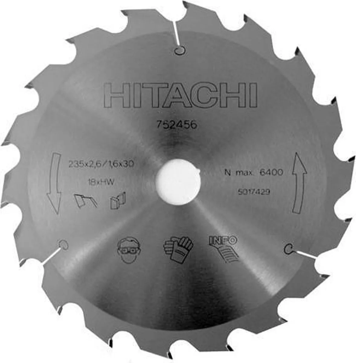 Hikoki Proline HM Zaagblad 235mm 18 Tanden - Hout