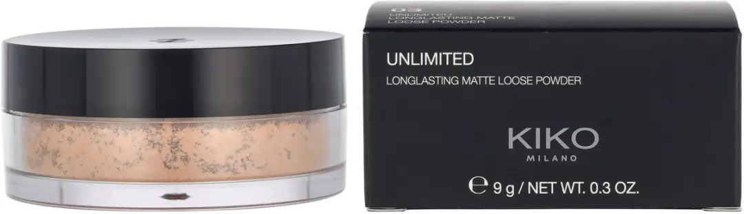 Kiko Milano Unlimited Matte Loose Powder #03 Warm Beige - 9g