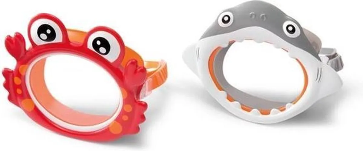 Intex Fun Masks 55915 - Ø22cm - Rood/Grijs - afbeelding 6 van 6