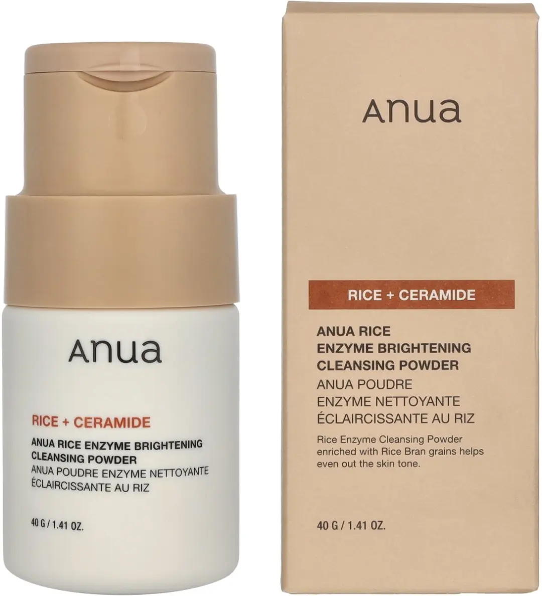 Anua Rice Enzyme Brightening Cleansing Powder 40g