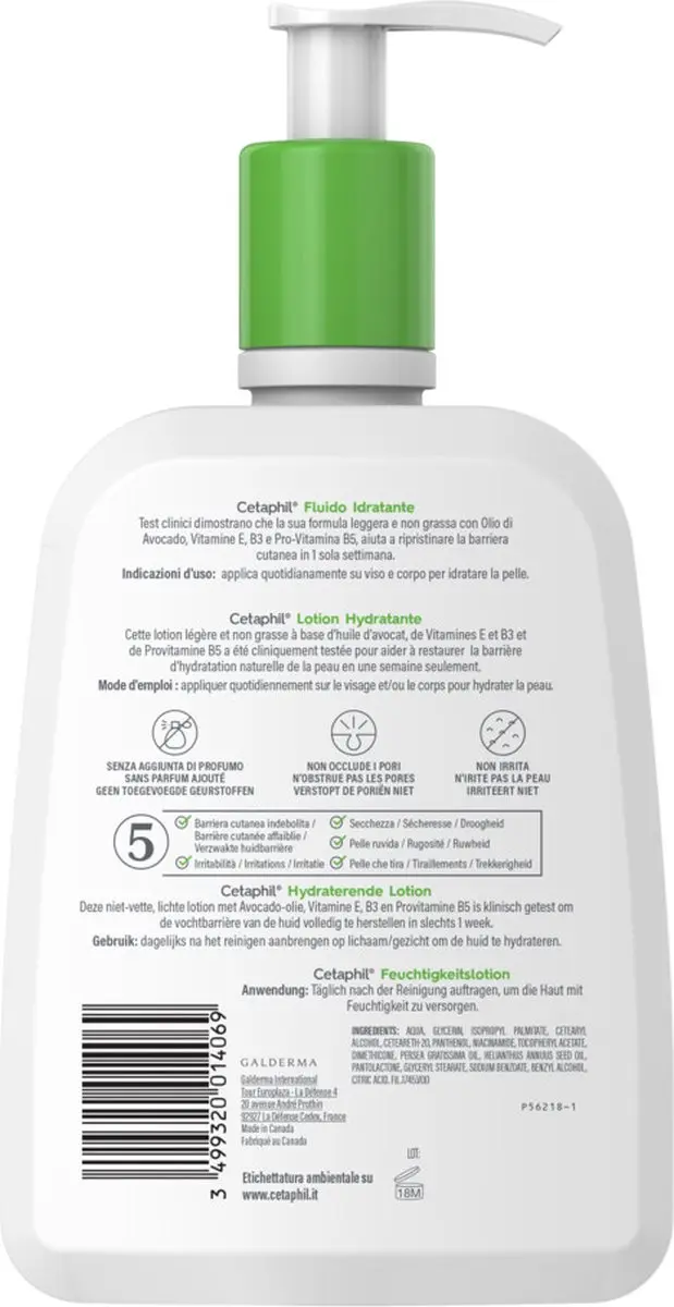 Cetaphil Hydraterende Lotion - 4x470ml Voordeelpakket