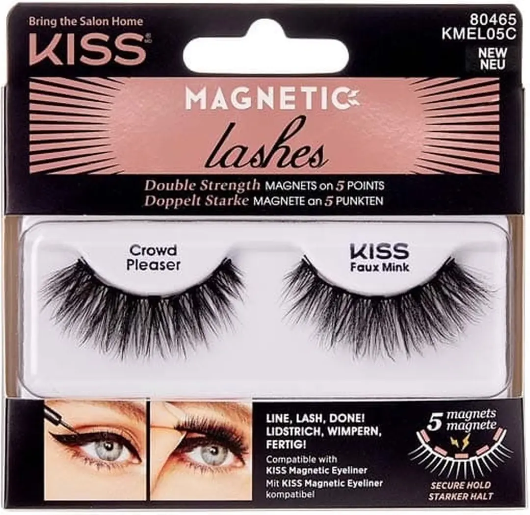 Kiss Wimpers Magnetic Lashes Crowd Pleaser