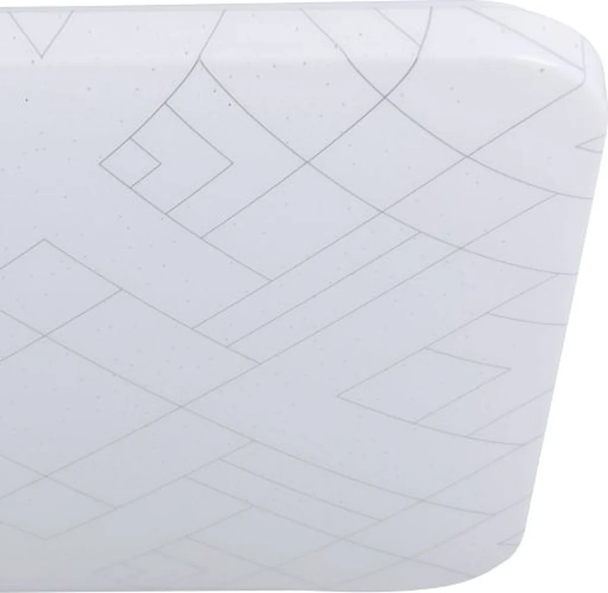 Eglo Rende Plafondlamp LED 38cm - Wit/Zilver