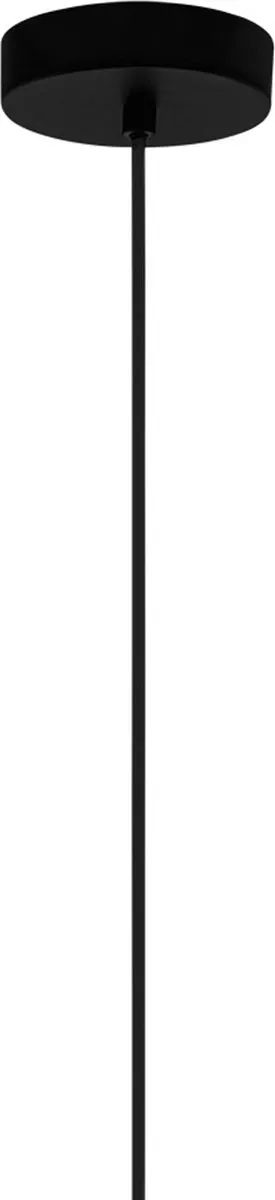 Eglo Anwick Hanglamp E27 - Ø37cm - Zwart/Bruin