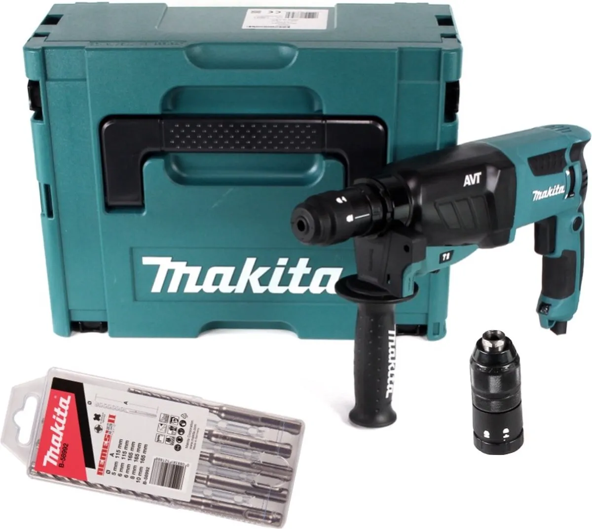 Makita HR 2631 FTJ Combihamer 800W SDS-plus - 2,4J - afbeelding 4 van 5