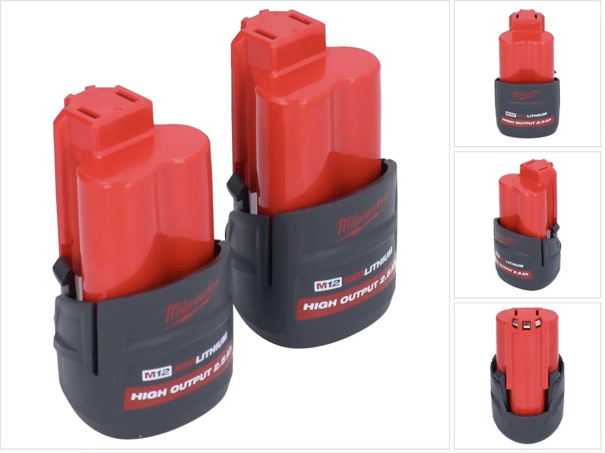 Milwaukee M12 HB2.5 High Output Accu