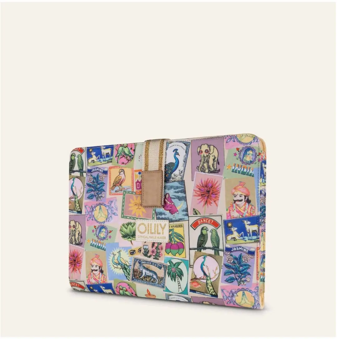 Oilily Libby Laptophoes Beige - 14" - MPN 6767-135-1 - afbeelding 6 van 6