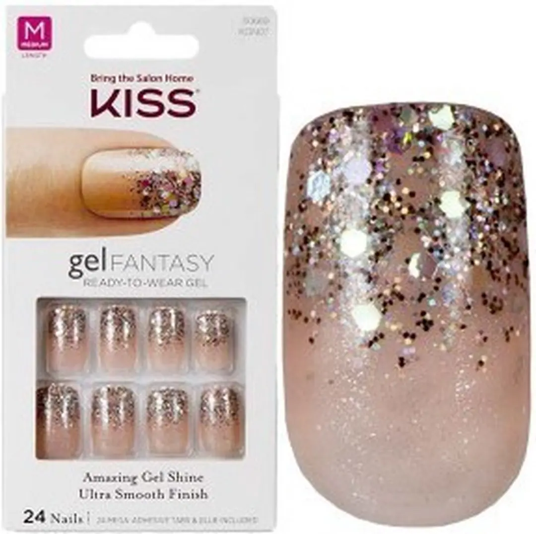 Kiss Gel Fantasy Nails Rush Hour - Nepnagels 28 Stuks - afbeelding 4 van 5