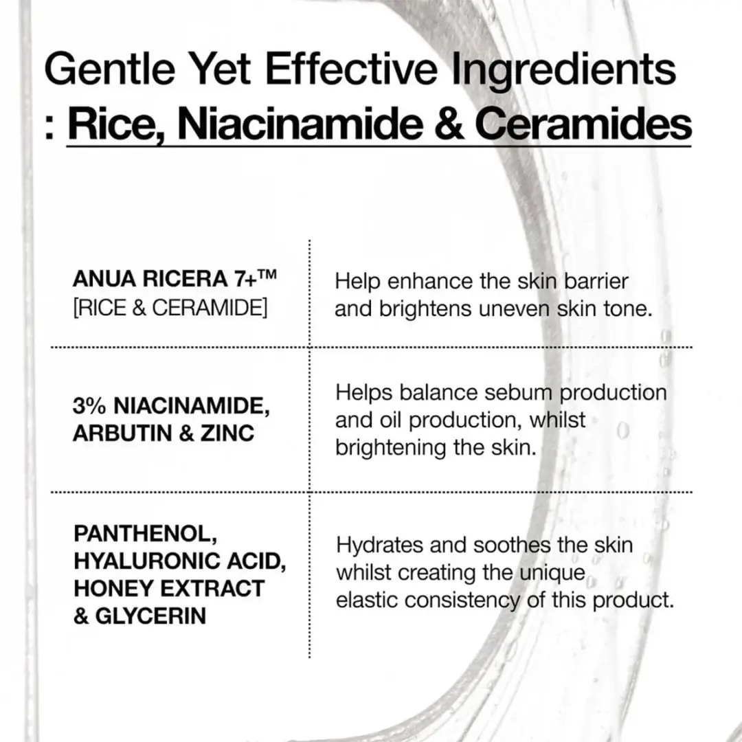 Anua Rice 7+ Ceramide Serum 50ml - afbeelding 6 van 6