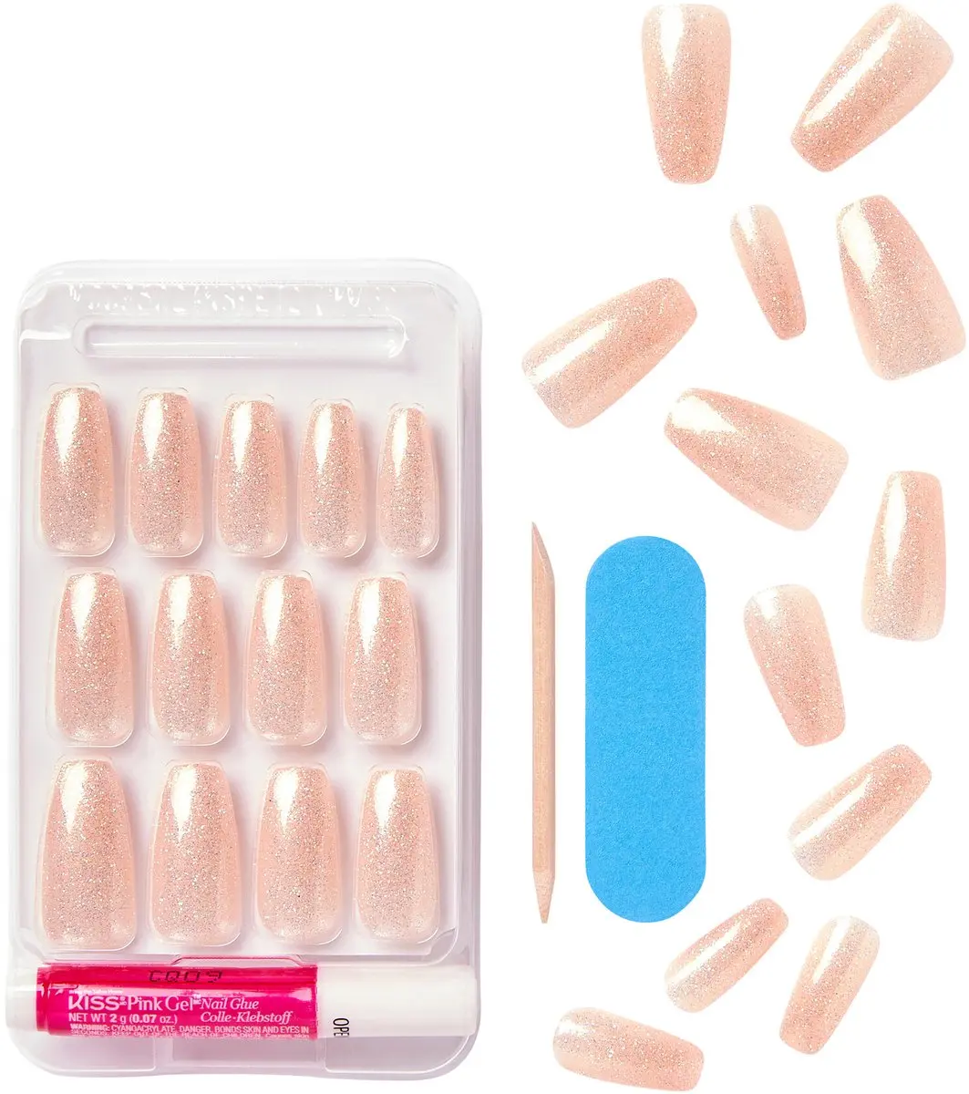 Kiss Gel Fantasy Nails Nepnagels Rock Candy - 28 Stuks