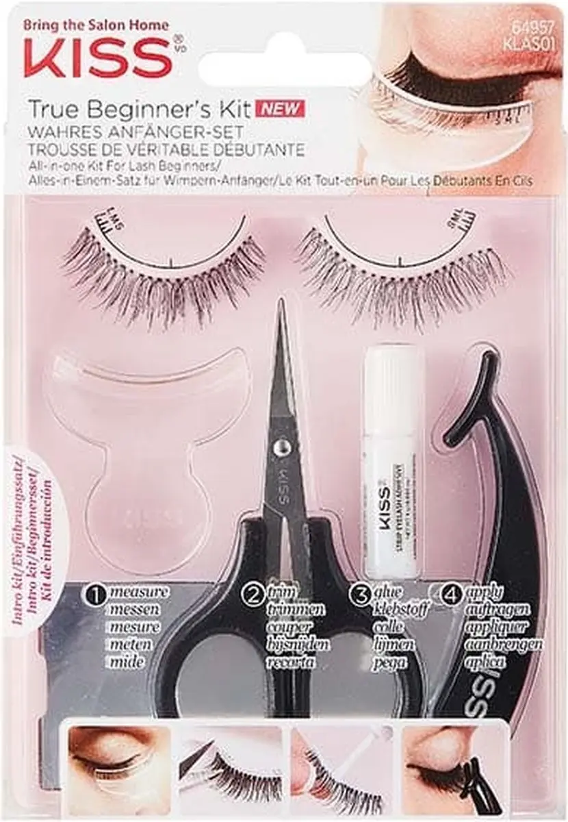 Kiss Wimpers True Beginners Kit Nep Wimpers