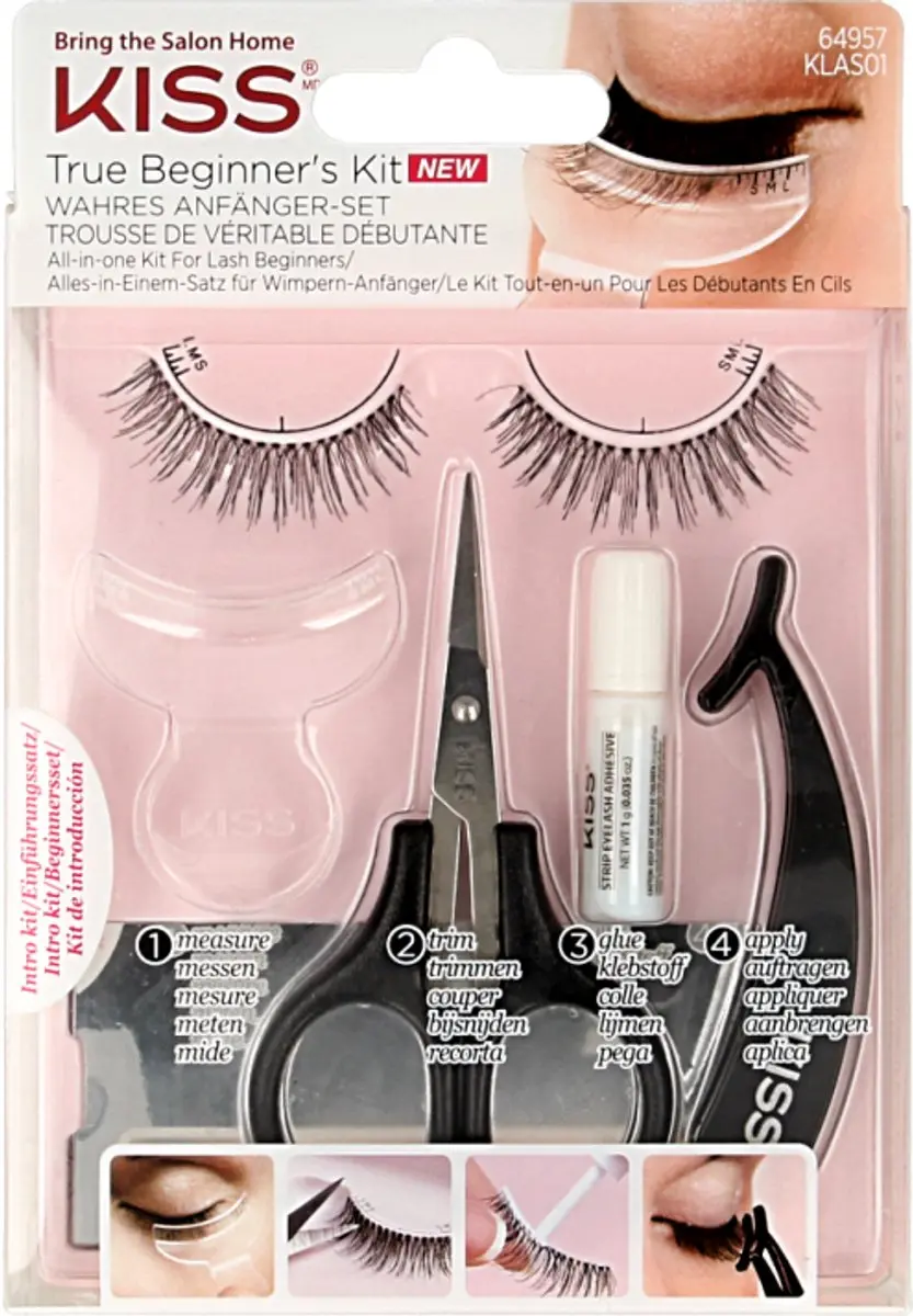Kiss Wimpers True Beginners Kit Nep Wimpers