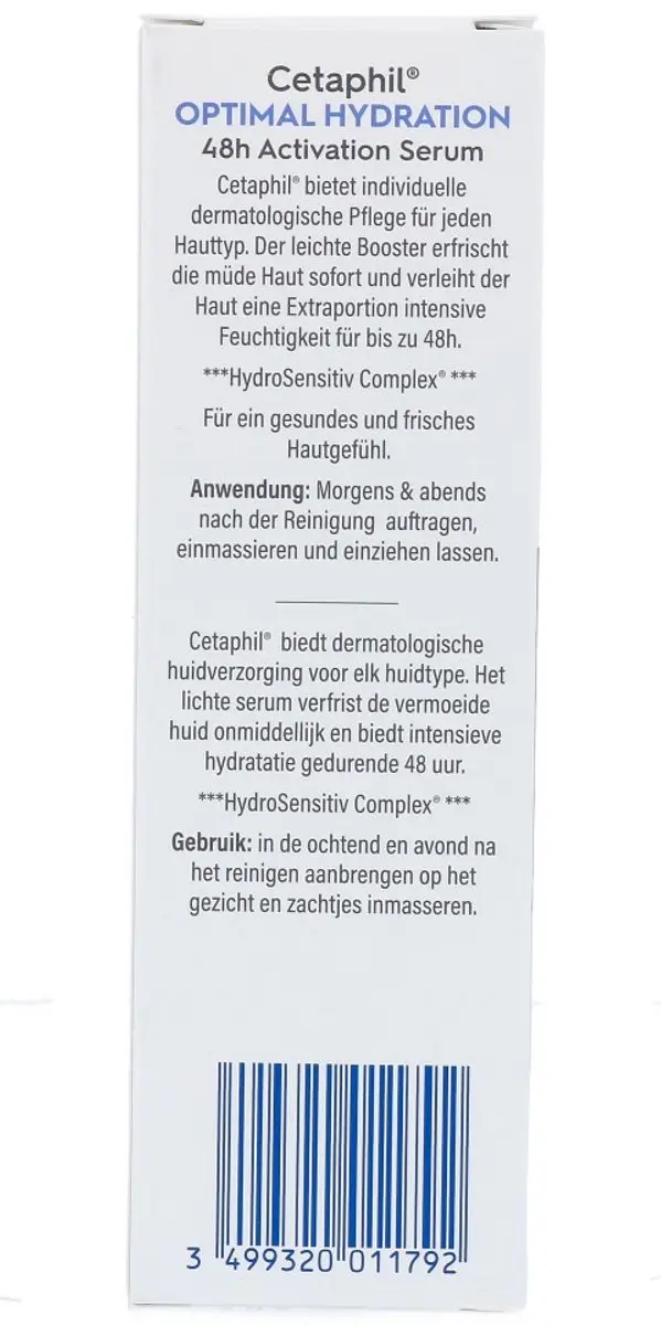 Cetaphil Optimal Hydration 48h Serum 30ml