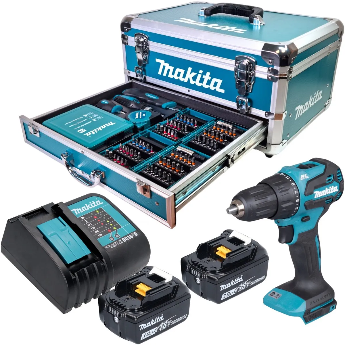 Makita DHP 490 Z Klopboormachine 18V - 65Nm Borstelloos - afbeelding 2 van 6