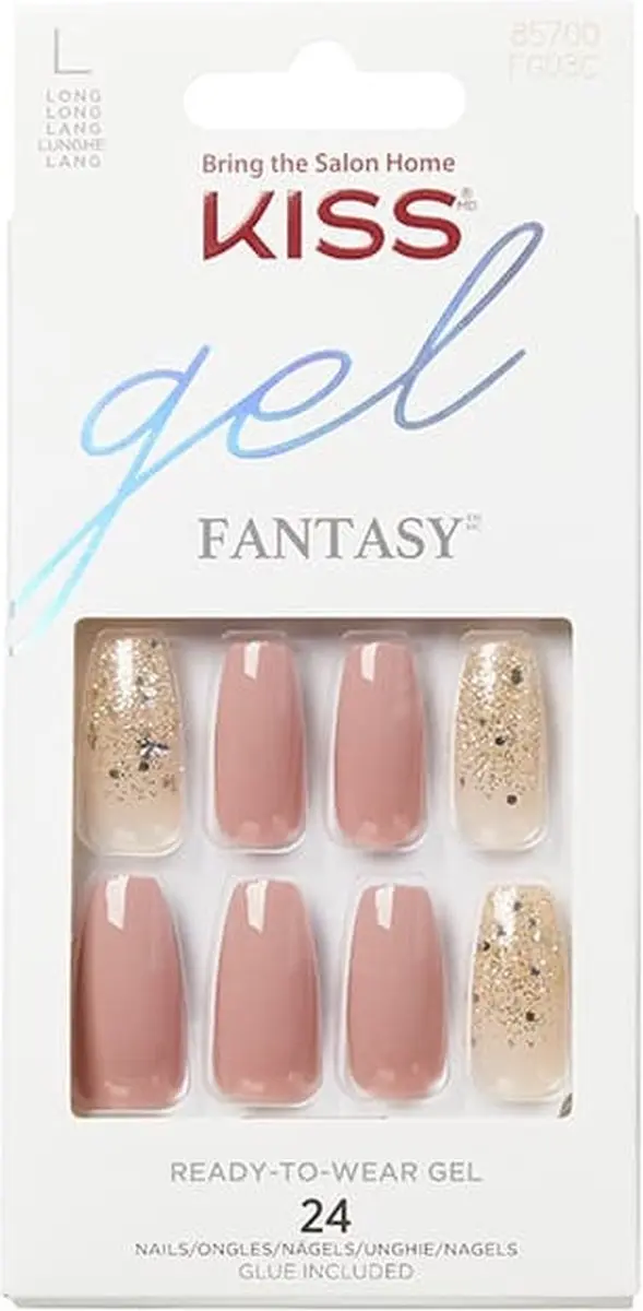Kiss Gel Fantasy Nails Midnight Sky