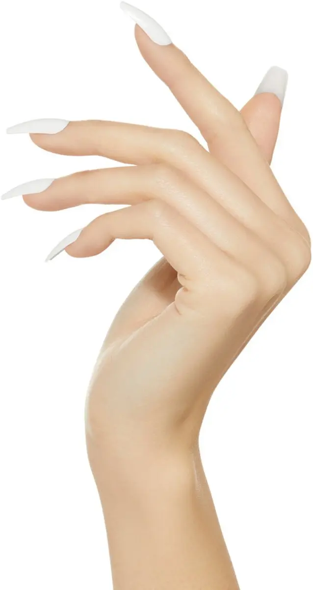 Kiss Kunstnagels Gel Fantasy L FS07C - Zilver - 28 Stuks