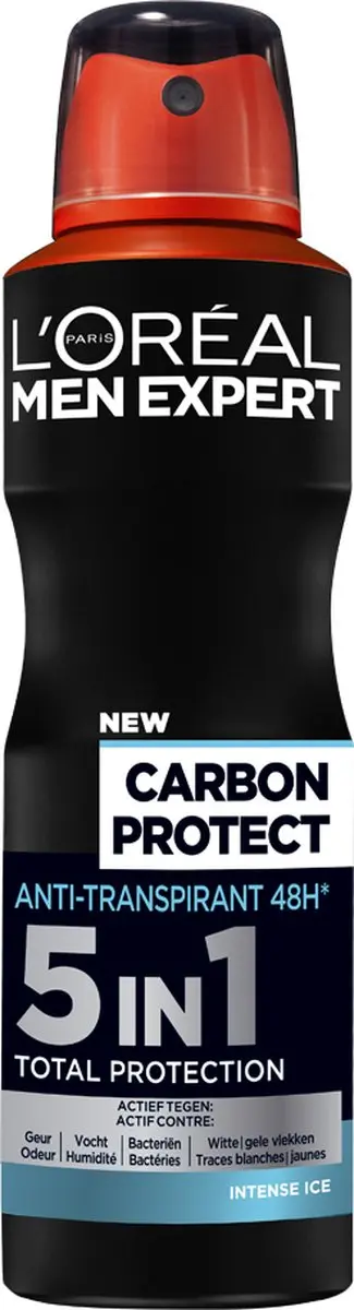 L'Oréal Men Expert Carbon Protect 5-in-1 Deodorant 150ml - afbeelding 6 van 6