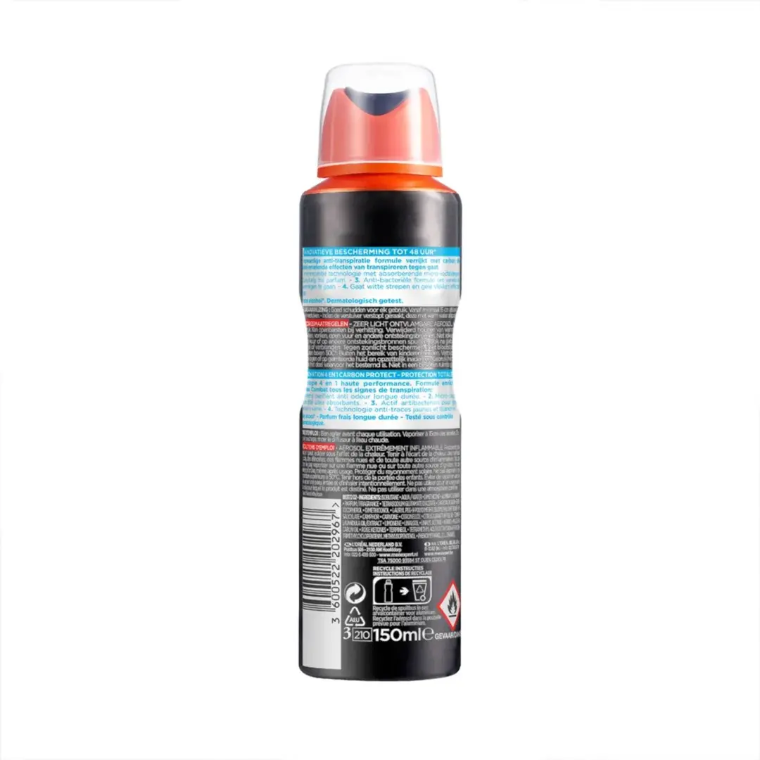 L'Oréal Men Expert Carbon Protect 5-in-1 Deodorant 150ml