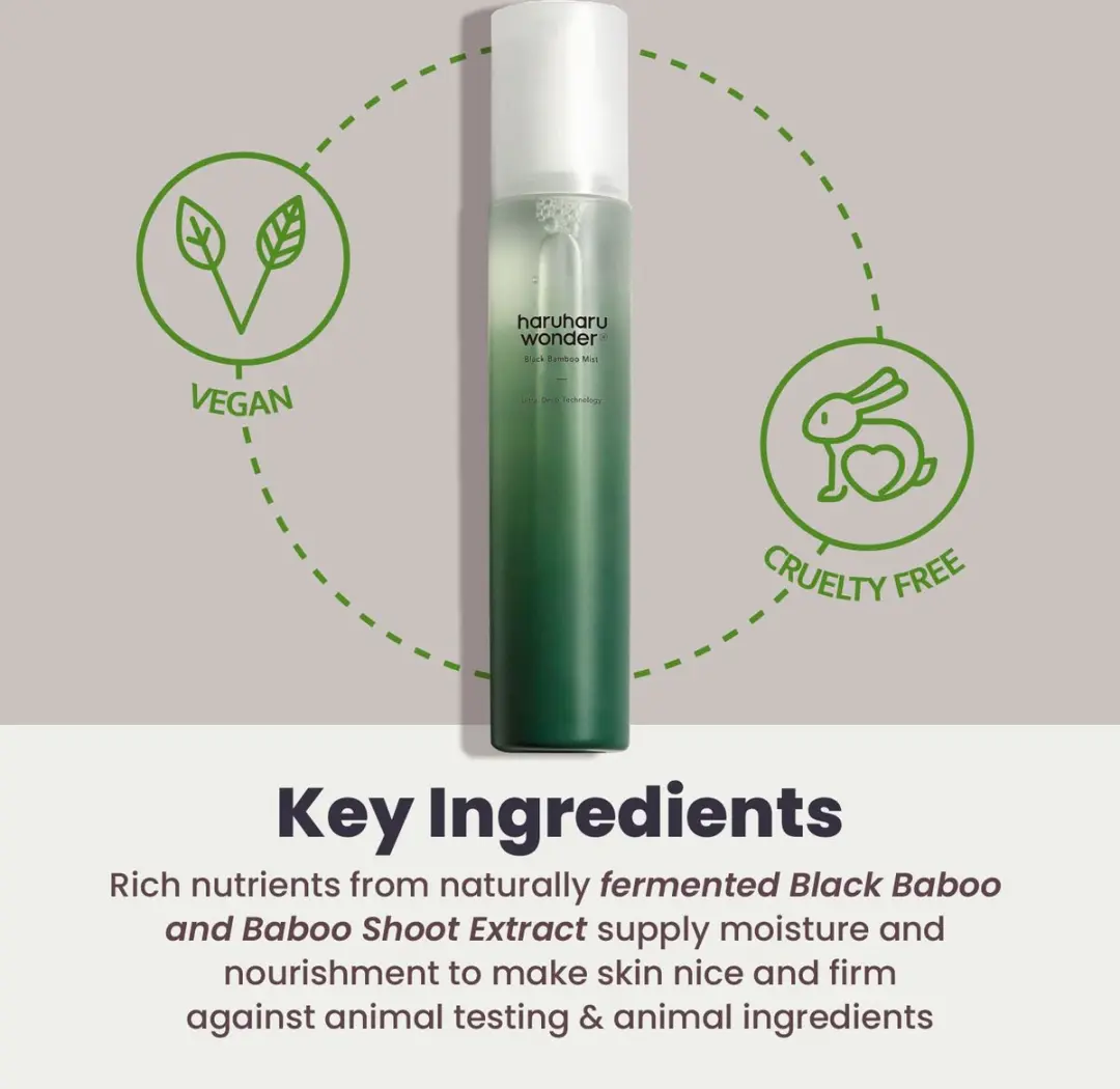 Haruharu Wonder Black Bamboo Mist 150ml