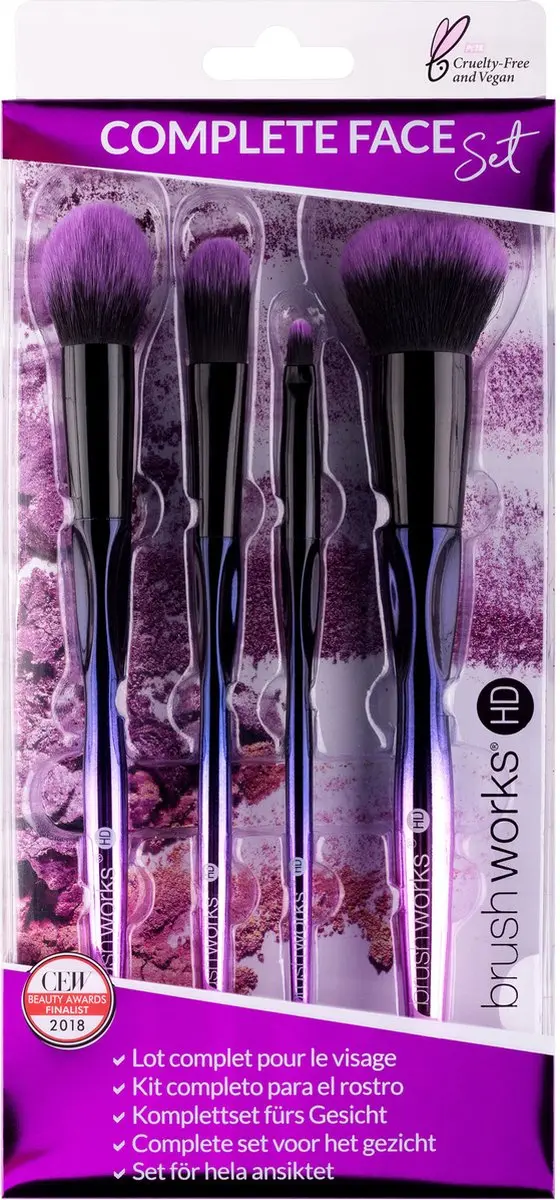 Brushworks HD Complete Make-up Borstel Set