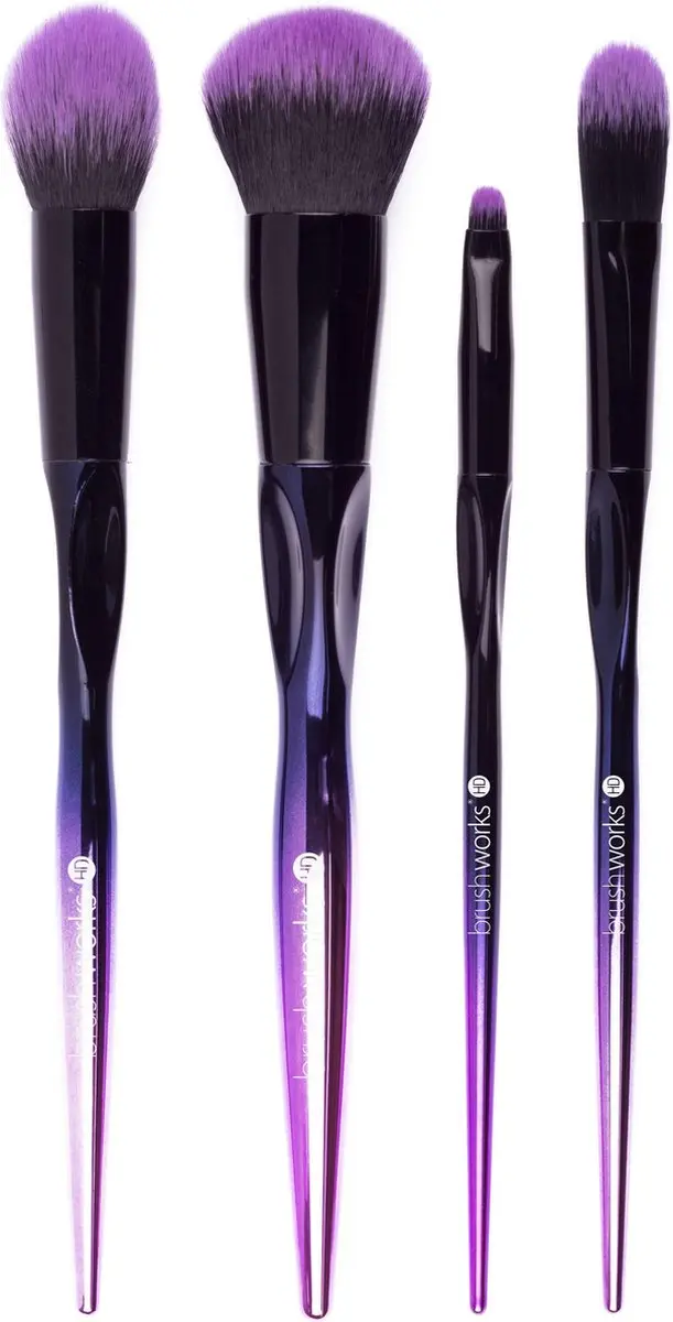 Brushworks HD Complete Make-up Borstel Set - 5 Stuks
