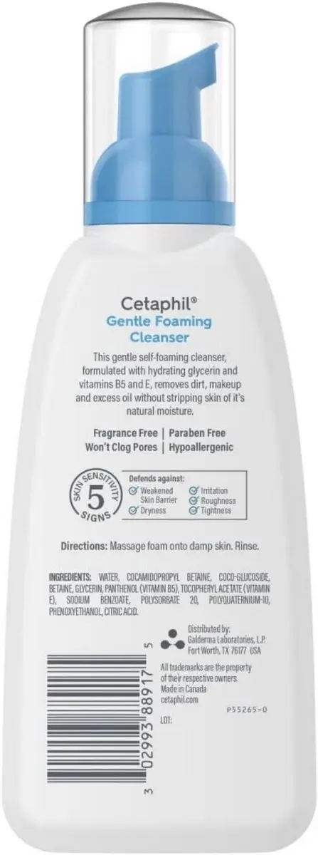 Cetaphil Gentle Foaming Cleanser 236ml