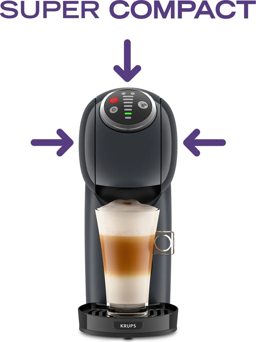Krups Dolce Gusto Genio S Plus KP340B Koffiecupmachine - Grijs