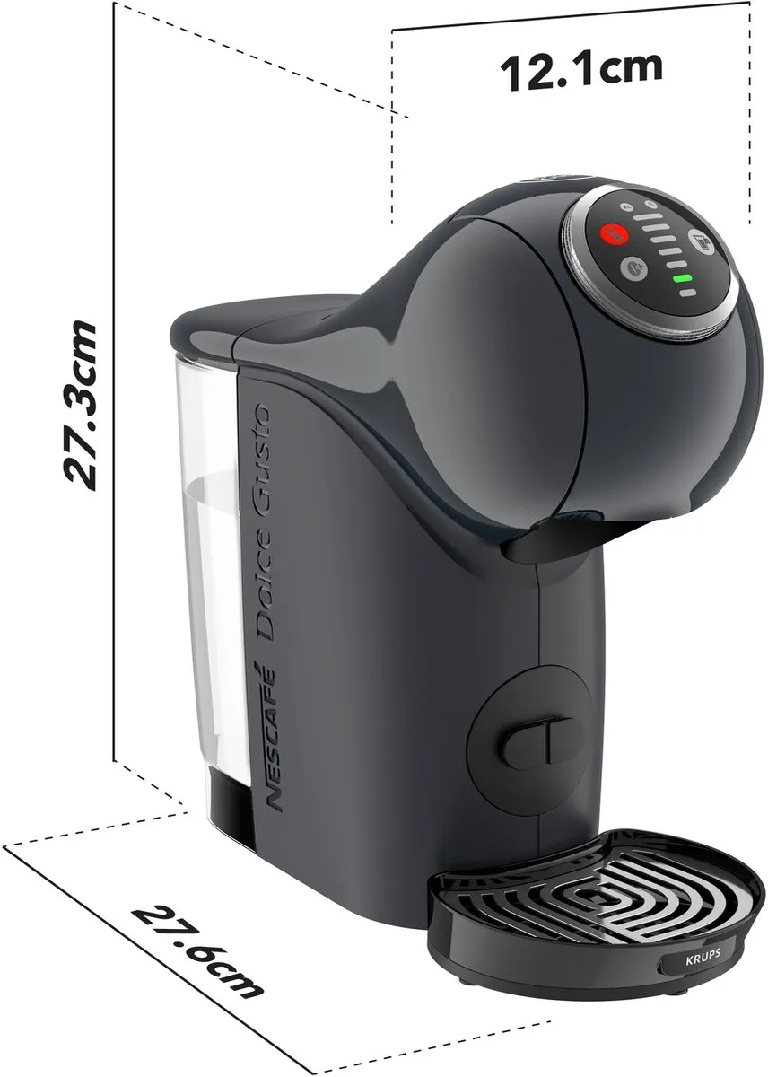 Krups Dolce Gusto Genio S Plus KP340B Koffiecupmachine - Grijs