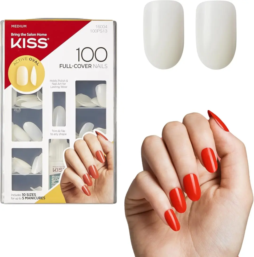 Kiss 100 Full Cover Nepnagels Ovaal