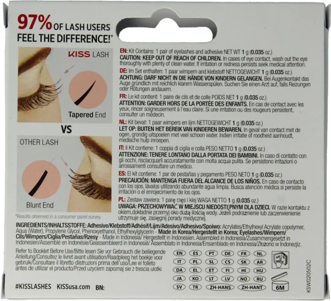 Kiss Wimpers Lash Couture So Wispy Nep Wimpers - Lash 01