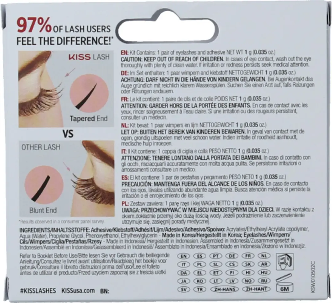 Kiss Wimpers Lash Couture So Wispy Nep Wimpers - Lash 01