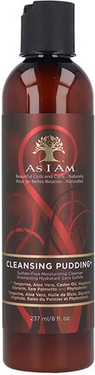 As I Am Naturally Cleansing Pudding 237ml - Krullend haar