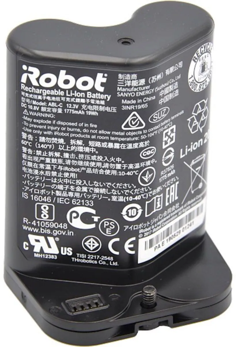 iRobot Braava jet m6 Accu 4650149 - Lithium-ion - Zwart