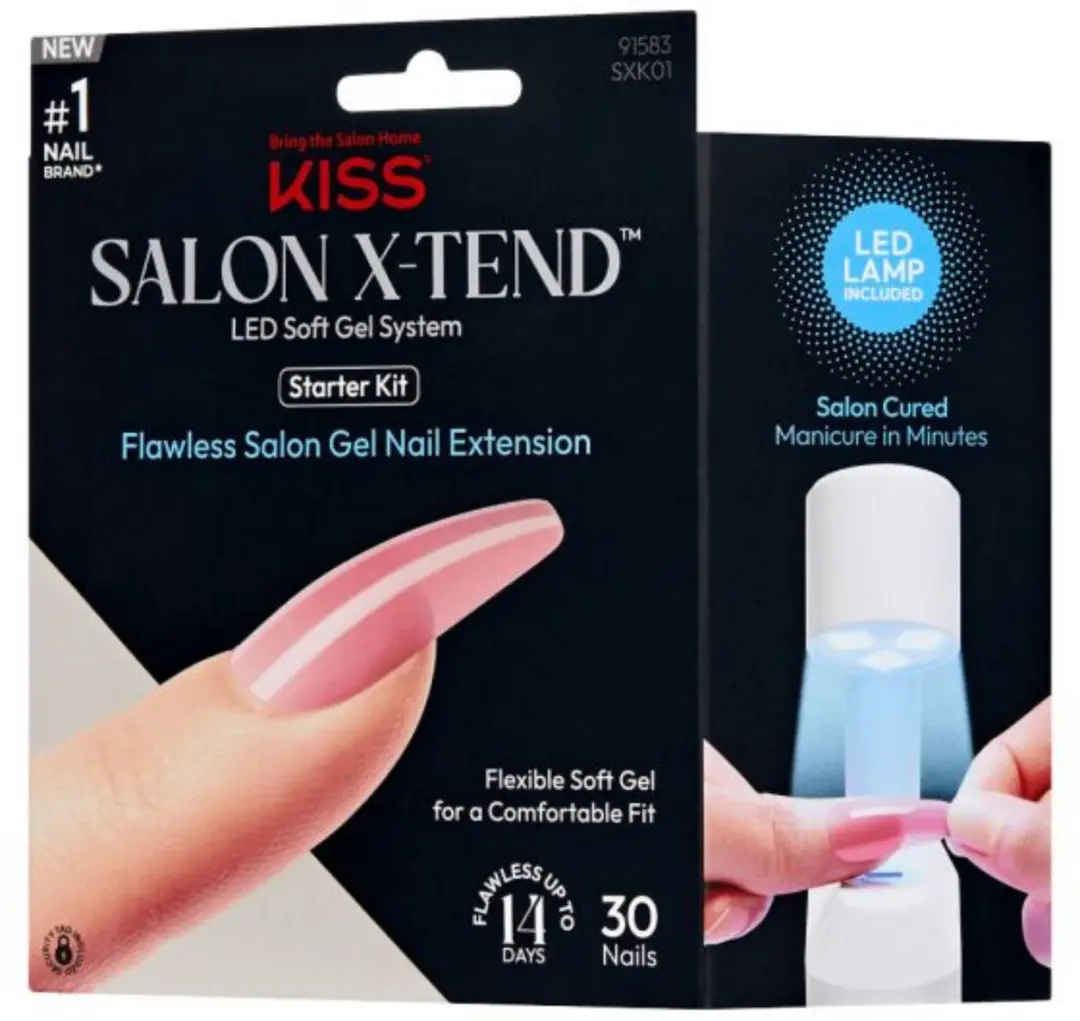 Kiss Salon X-Tend Gelnagel Starterset 30-delig - Tone Nude