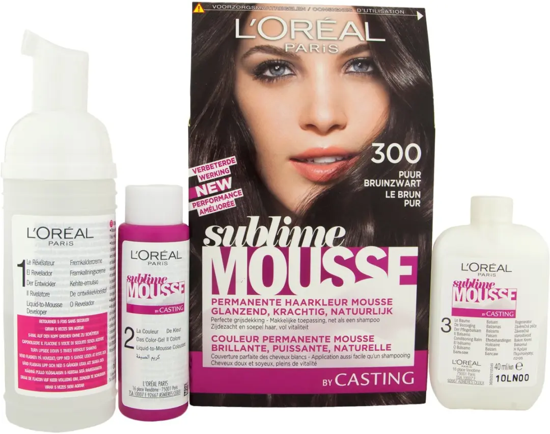 L'Oréal Paris Sublime Mousse 300 Pure Brownblack - 160ml