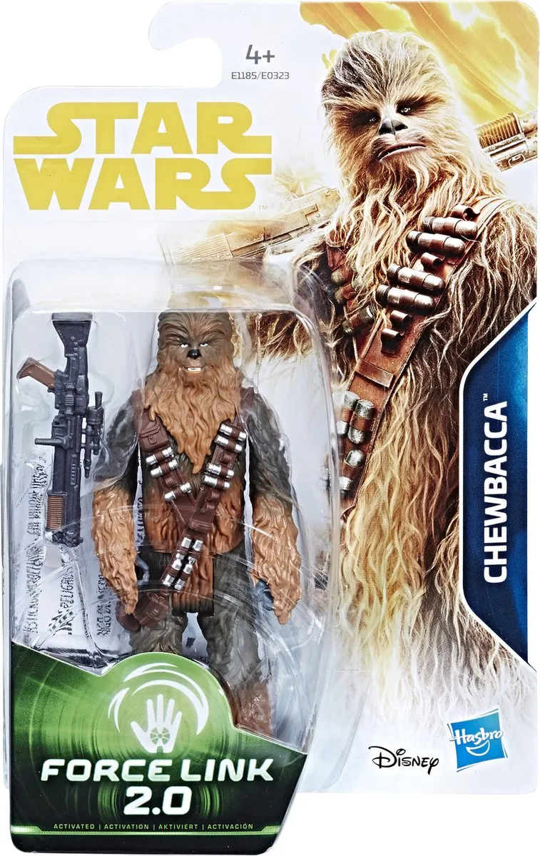 Star Wars Force Link 2.0 Chewbacca Speelfiguur 10cm - E1185ES00 - afbeelding 6 van 6