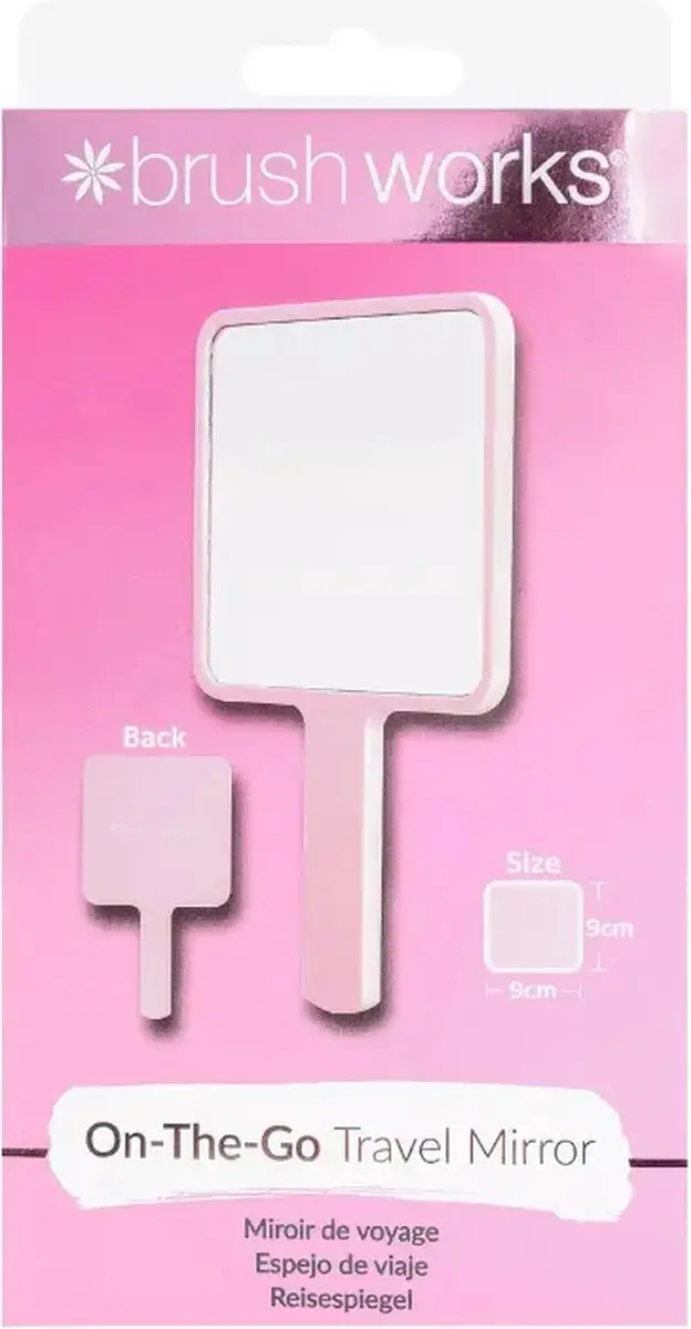 Brushworks On-The-Go Travel Mirror - Babyroze