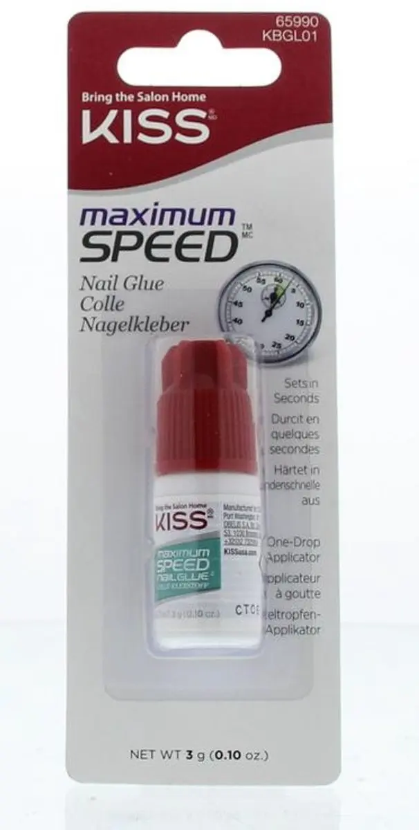 Kiss Maximum Speed Nagellijm 3g