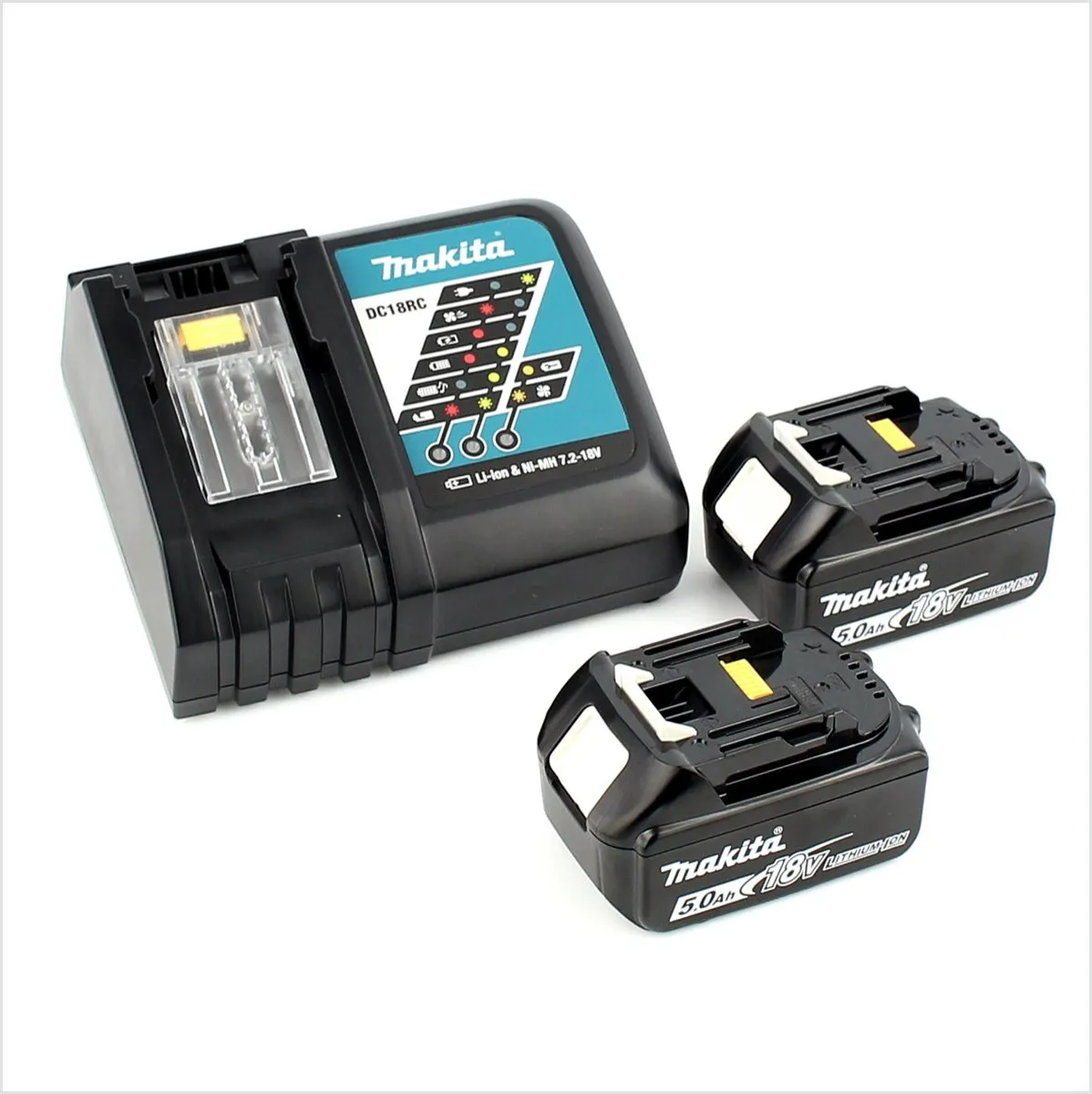 Makita DTW 190 RTJ Slagmoersleutel 18V - 190Nm - 2x 5,0Ah + Snelader - afbeelding 4 van 5