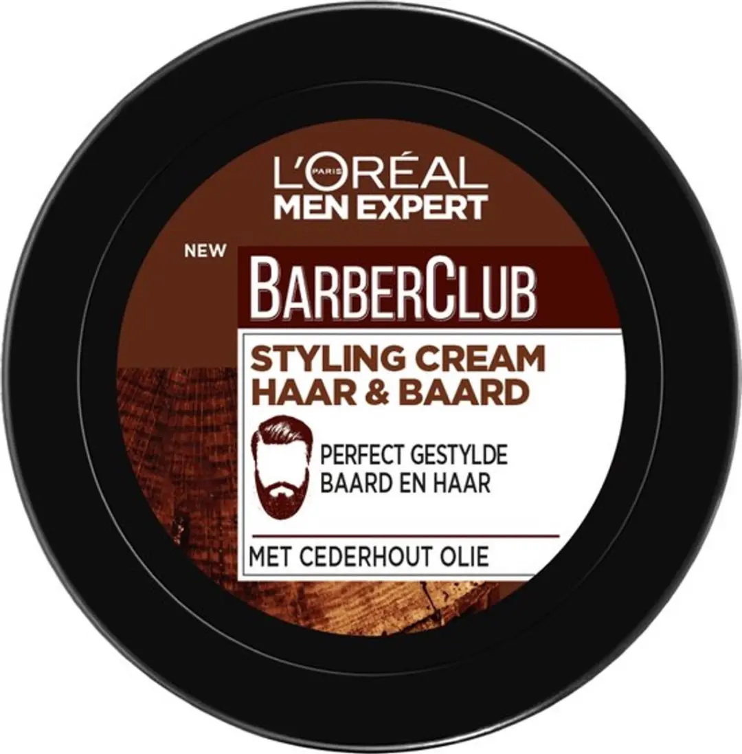 L'Oréal Paris Men Expert BarberClub Styling Cream 225ml - 3 Stuks