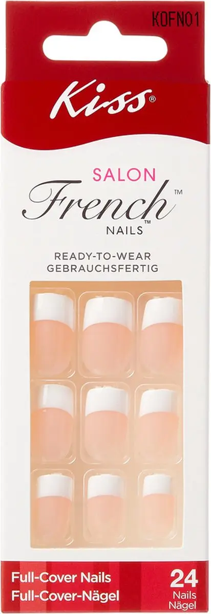 Kiss Salon French Acrylnagels Perfect Selfie