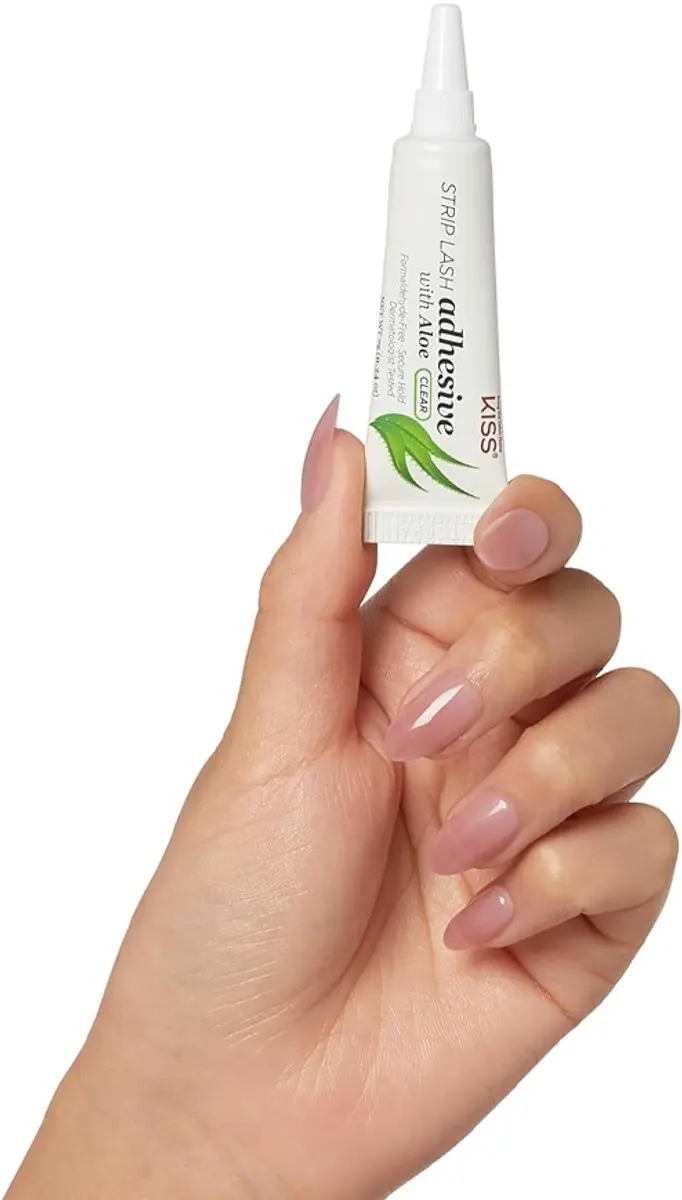 Kiss Strip Lash Adhesive Clear Wimperlijm 7g - Aloë Vera