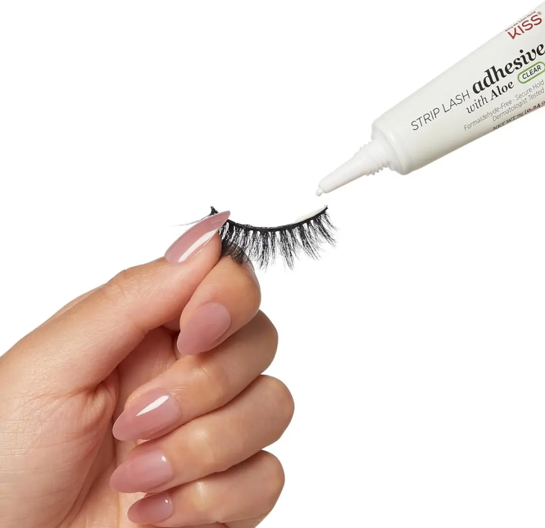 Kiss Strip Lash Adhesive Clear Wimperlijm 7g - Aloë Vera