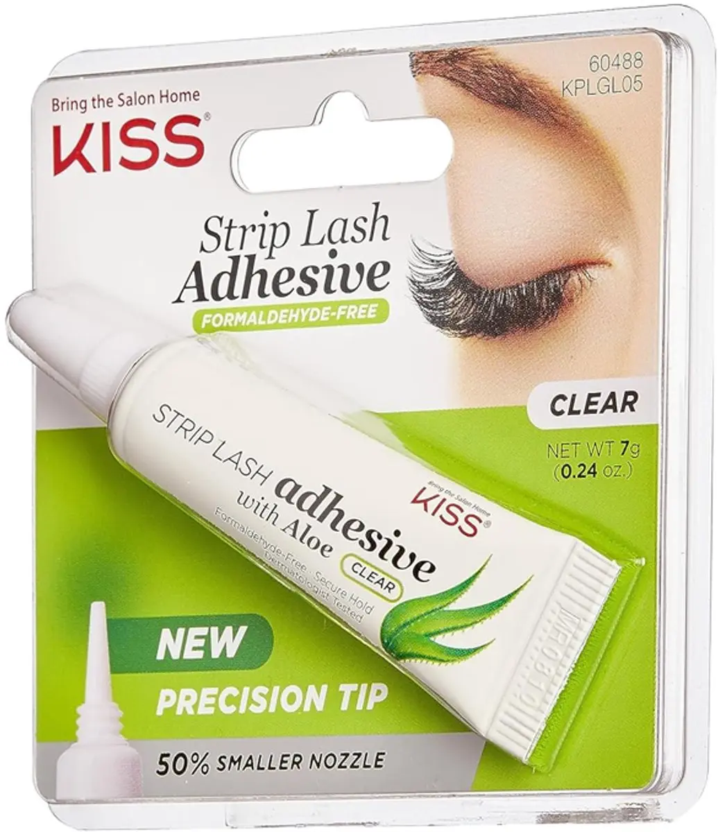Kiss Strip Lash Adhesive Clear Wimperlijm 7g - Aloë Vera
