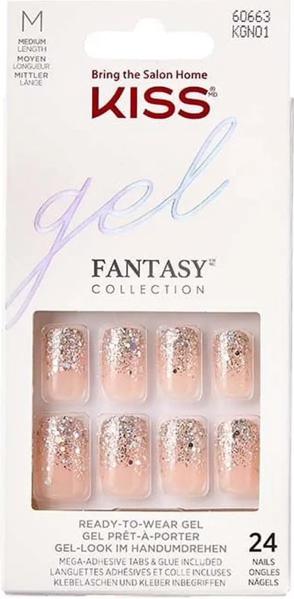 Kiss Gel Fantasy Nails Nepnagels 28 Stuks