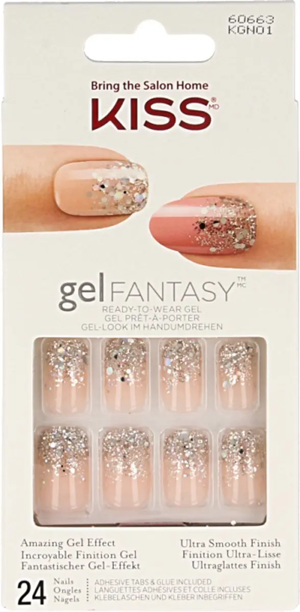 Kiss Gel Fantasy Nails Nepnagels 28 Stuks - 3ml - M
