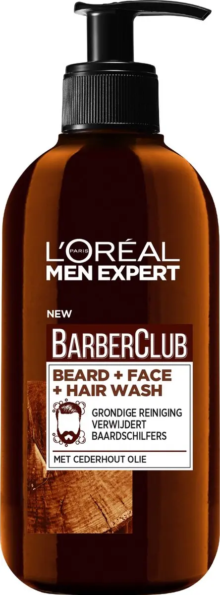 L'Oréal Paris Men Expert BarberClub 3-in-1 Gezichtsreiniger 200ml