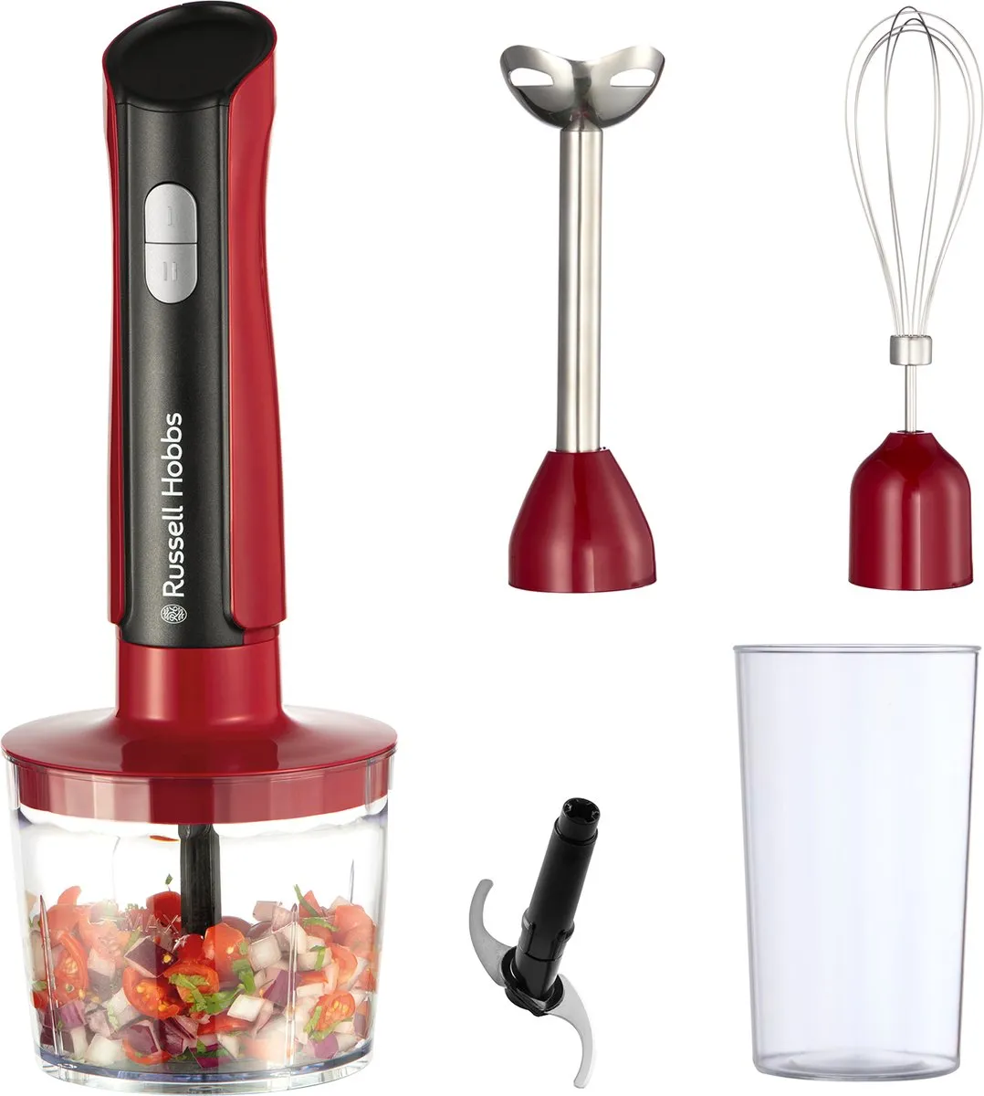 Russell Hobbs Desire Staafmixer 500W Rood